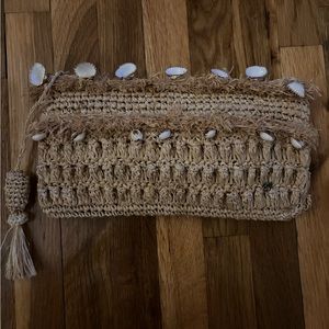 Florabella Timor Raffia Clutch